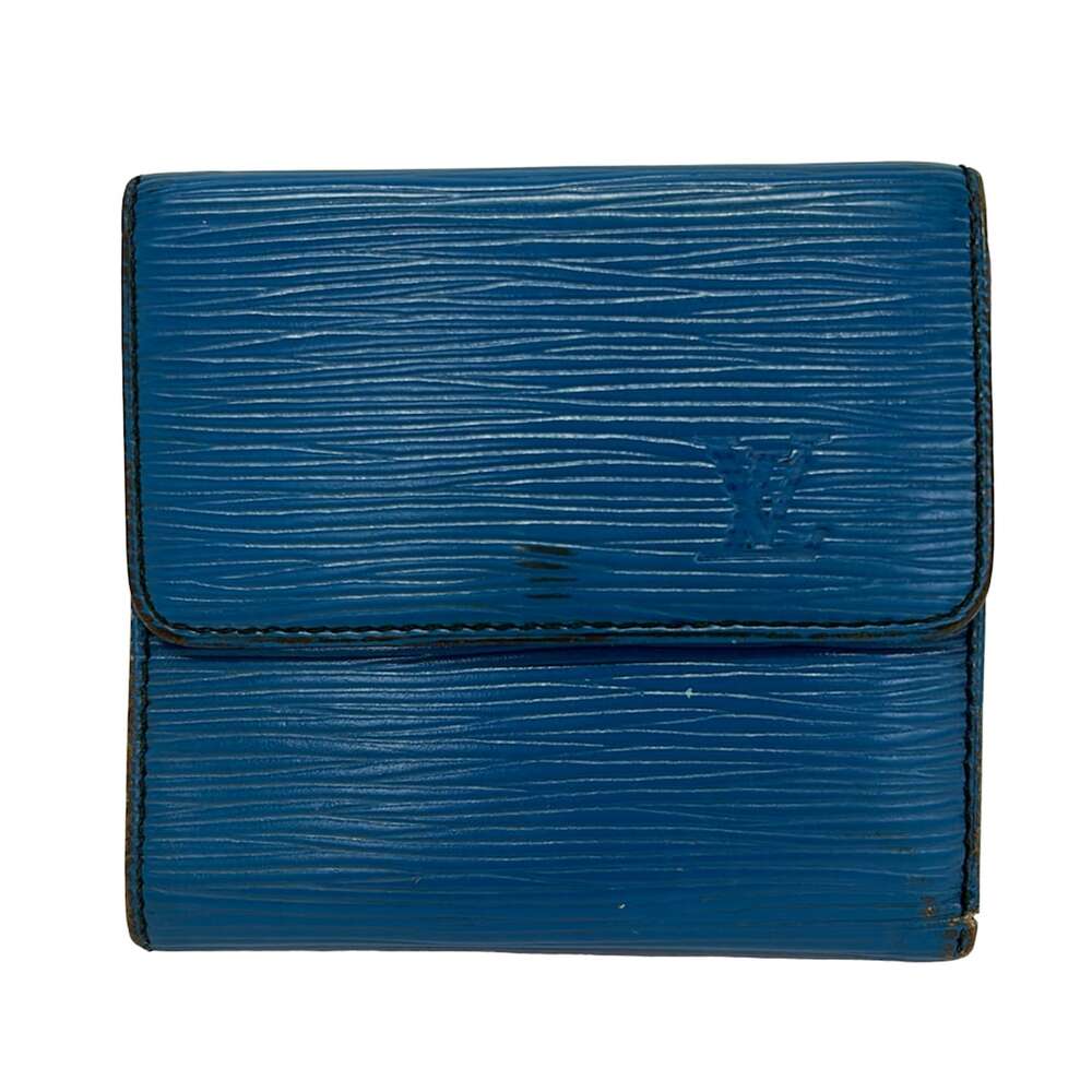 Louis Vuitton Porte Monnaie Billets Cartes Credit Epi Double-hook Wallet M63485